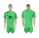 Lyon Blank Green Goalkeeper Soccer Club Jersey