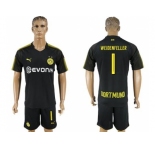 Dortmund #1 Weidenfeller Away Soccer Club Jersey
