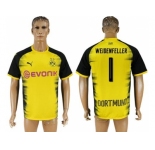 Dortmund #1 Weidenfeller Yellow Soccer Club Jersey
