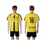 Dortmund #10 Mkhitaryan Home Soccer Club Jerseyss