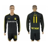 Dortmund #11 Reus Away Long Sleeves Soccer Club Jersey