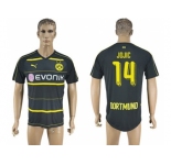 Dortmund #14 Jojic Away Soccer Club Jersey