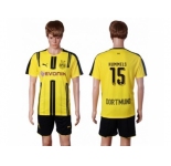 Dortmund #15 Hummels Home Soccer Club Jerseyss