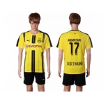 Dortmund #17 Aubameyang Home Soccer Club Jerseyss