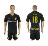 Dortmund #18 Sahin Away Soccer Club Jerseys
