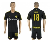 Dortmund #18 Sahin Away Soccer Club Jerseys