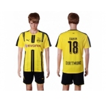 Dortmund #18 Sahin Home Soccer Club Jerseyss