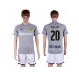 Dortmund #20 Philipp Grey Soccer Club Jersey