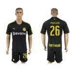 Dortmund #26 Piszczek Away Soccer Club Jersey