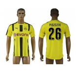 Dortmund #26 Piszczek Home Soccer Club Jersey