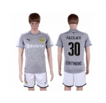 Dortmund #30 Passlack Grey Soccer Club Jersey