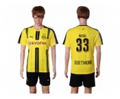 Dortmund #33 Weigl Home Soccer Club Jerseyss