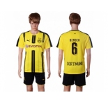 Dortmund #6 Bender Home Soccer Club Jerseyss