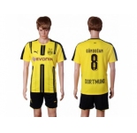 Dortmund #8 Gundogan Home Soccer Club Jerseyss