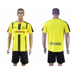 Dortmund Blank Home Soccer Club Jerseys