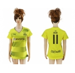 Women's Dortmund #11 Reus Home Soccer Club Jersey