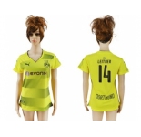 Women's Dortmund #14 Leitner Home Soccer Club Jersey