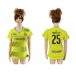 Women's Dortmund #25 Sokratis Home Soccer Club Jersey
