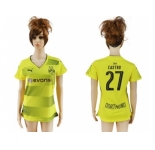 Women's Dortmund #27 Castro Home Soccer Club Jersey