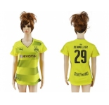 Women's Dortmund #29 Schmelzer Home Soccer Club Jersey