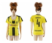 Women's Dortmund #6 Bender Home Soccer Club Jersey2