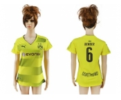 Women's Dortmund #6 Bender Home Soccer Club Jersey