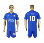 Leicester City #10 King Home Soccer Club Jersey
