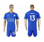 Leicester City #13 Musa Home Soccer Club Jersey
