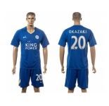 Leicester City #20 Okazaki Home Soccer Club Jersey 1