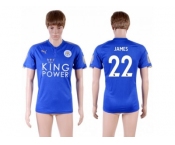 Leicester City #22 James Home Soccer Country Jersey