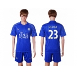 Leicester City #23 Ulloa Home Soccer Club Jersey