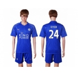 Leicester City #24 Dyer Home Soccer Club Jersey