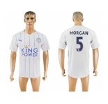 Leicester City #5 Morgan SEC Away Soccer Club Jersey