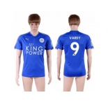 Leicester City #9 Vardy Home Soccer Country Jersey