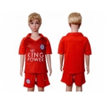 Leicester City Blank Away Kid Soccer Club Jersey