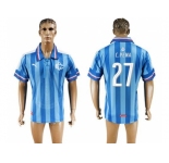 Guadalajara #27 C.Pena Blue Soccer Club Jersey