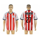 Guadalajara #27 C.Pena Home Soccer Club Jersey