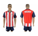 Guadalajara Blank Home Soccer Club Jersey2