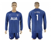 Tottenham Hotspur #1 LLORIS Away Long Sleeves Soccer Club Jersey
