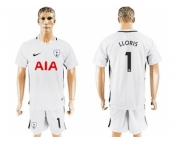 Tottenham Hotspur #1 LLORIS White Home Soccer Club Jersey