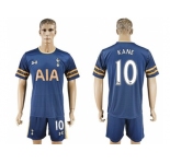 Tottenham Hotspur #10 Kane Away Soccer Club Jersey2
