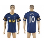 Tottenham Hotspur #10 Kane Away Soccer Club Jersey3