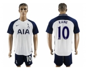 Tottenham Hotspur #10 Kane White Home Soccer Club Jersey1