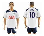 Tottenham Hotspur #10 Kane White Home Soccer Club Jersey2