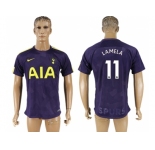 Tottenham Hotspur #11 Lamela Sec Away Soccer Club Jersey