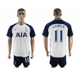 Tottenham Hotspur #11 Lamela White Home Soccer Club Jersey1