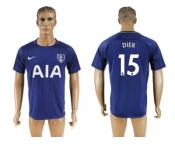 Tottenham Hotspur #15 Dier Away Soccer Club Jersey1