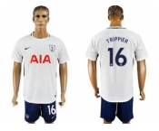 Tottenham Hotspur #16 Trippier White Blue Soccer Club Jersey