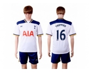 Tottenham Hotspur #16 Trippier White Home Soccer Club Jersey1