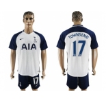 Tottenham Hotspur #17 Townsend White Home Soccer Club Jersey